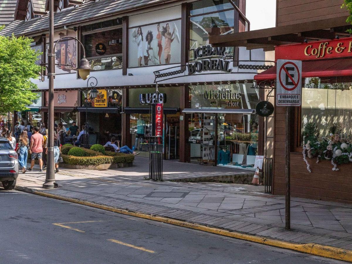 Locar-In Gramado- 100M Rua Cobertaアパートメント エクステリア 写真